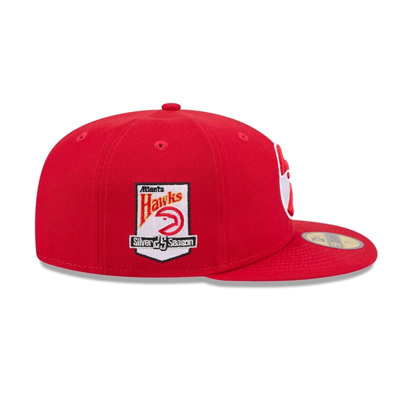 Pictured is this NBA Hardwood Classic Atlanta Hawks 59FIFTY Fitted cap in red. 5