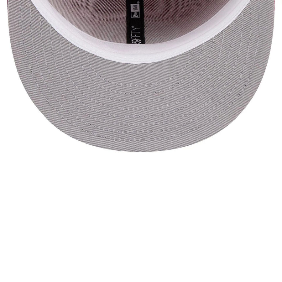 Pictured is this NBA Hardwood Classic Atlanta Hawks 59FIFTY Fitted cap in red. 2