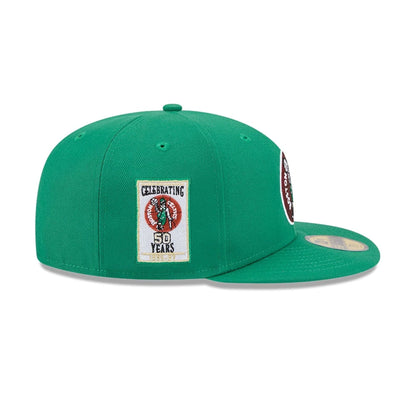 Pictured is this NBA Hardwood Classic Boston Celtics 59FIFTY Fitted cap in green. 5