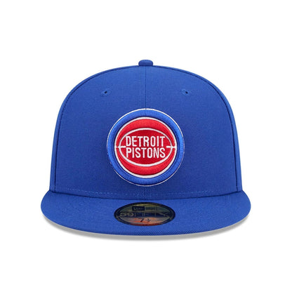 Pictured is this NBA Hardwood Classic Detroit Pistons 59FIFTY Fitted cap in blue. 3