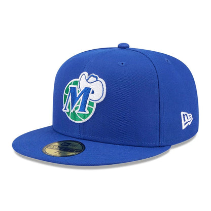 Pictured is this NBA Hardwood Classic Dallas Mavericks 59FIFTY Fitted cap in blue. 4