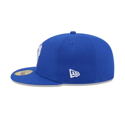 Pictured is this NBA Hardwood Classic Dallas Mavericks 59FIFTY Fitted cap in blue. 6