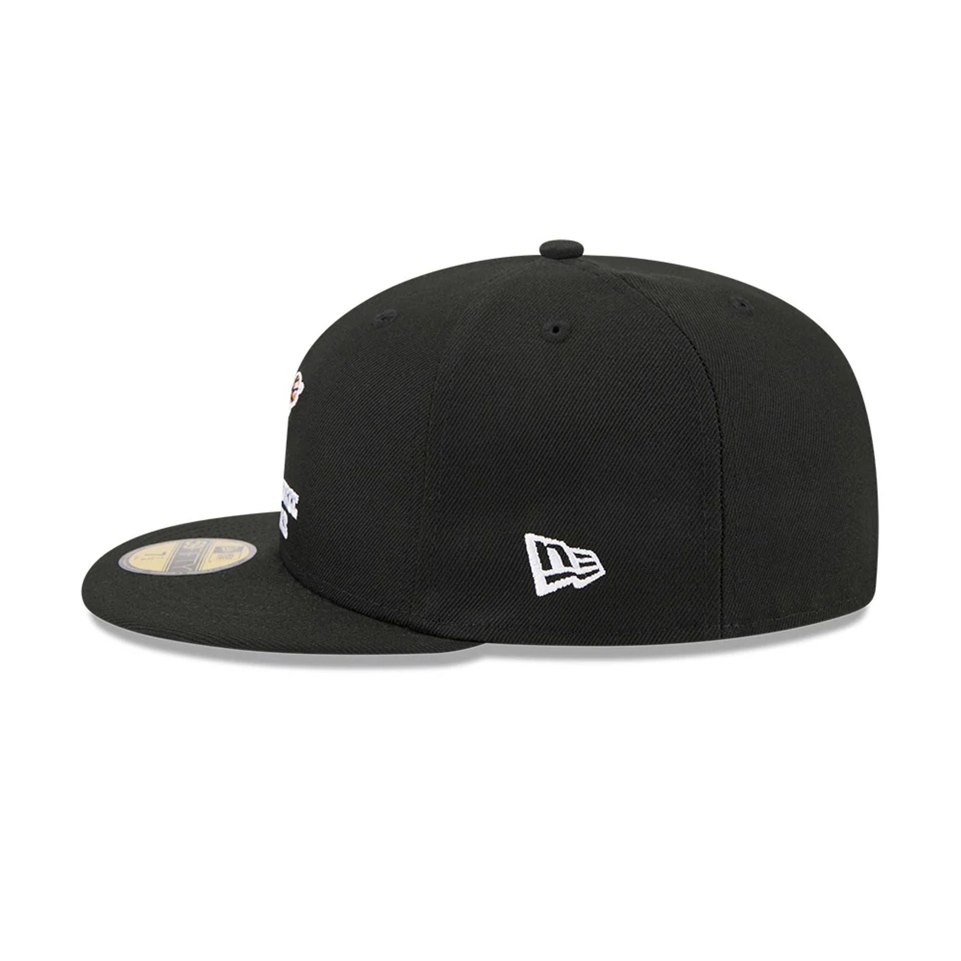 Pictured is this NBA Hardwood Classic Milwaukee Bucks 59FIFTY Fitted cap in black. 6