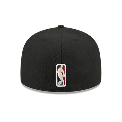 Pictured is this NBA Hardwood Classic Milwaukee Bucks 59FIFTY Fitted cap in black. 7