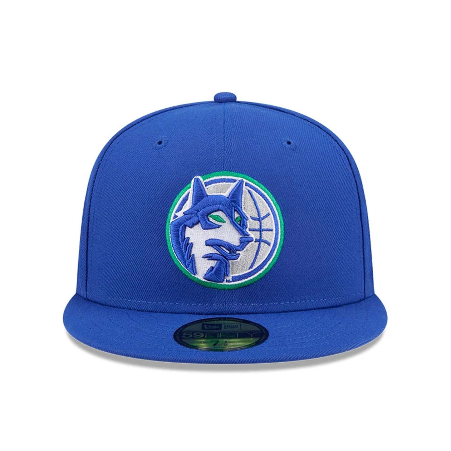 Pictured is this NBA Hardwood Classic Minnesota Timberwolves 59FIFTY Fitted cap in blue. 3