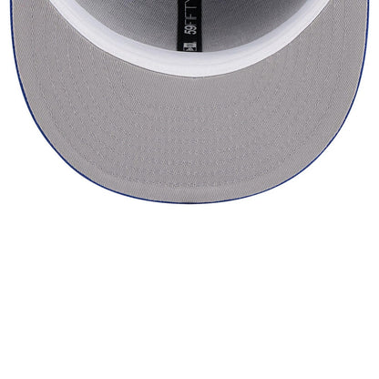 Pictured is this NBA Hardwood Classic Minnesota Timberwolves 59FIFTY Fitted cap in blue. 2