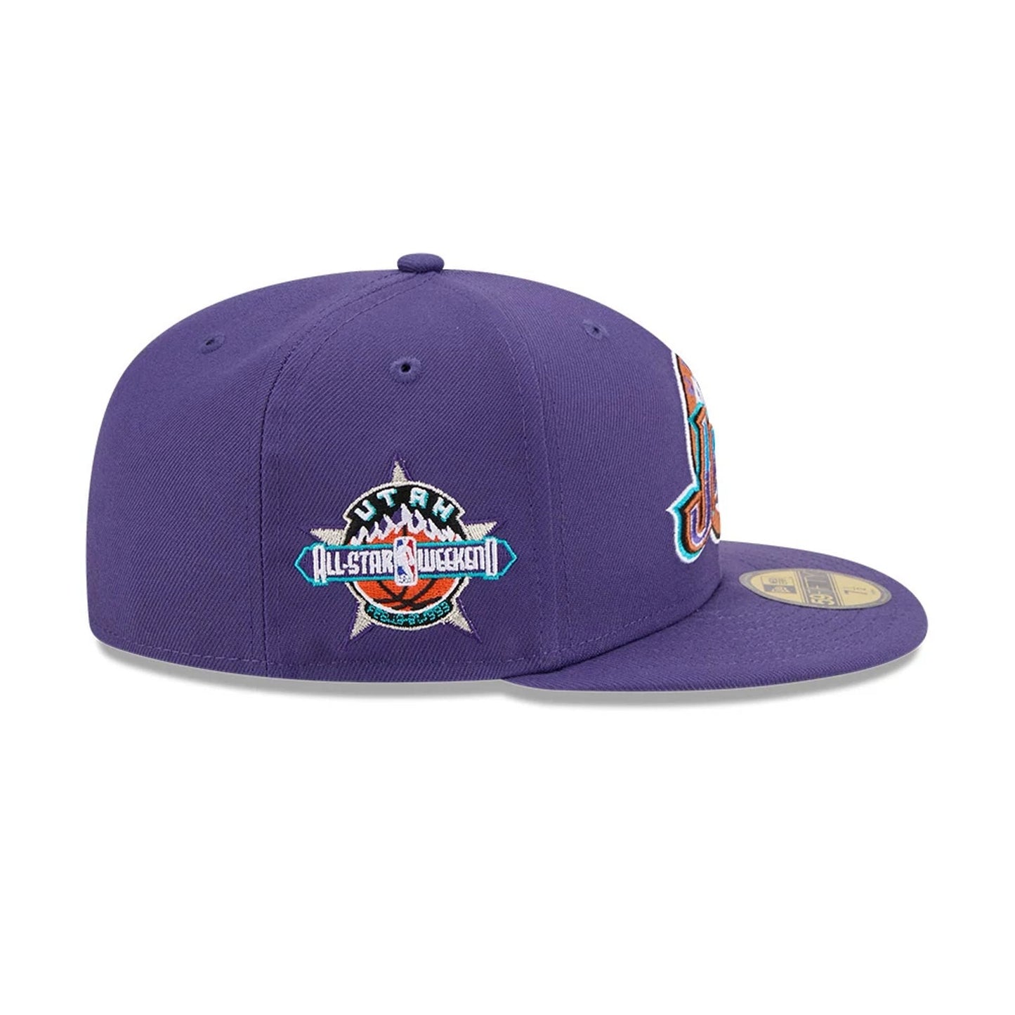 Pictured is this NBA Hardwood Classic Utah Jazz 59FIFTY Fitted cap in dark purple. 6