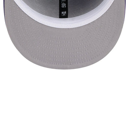 Pictured is this NBA Hardwood Classic Utah Jazz 59FIFTY Fitted cap in dark purple. 2