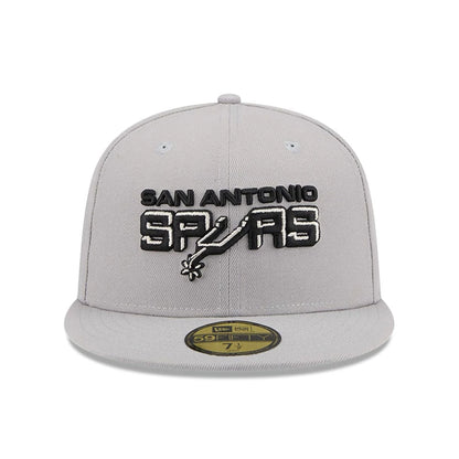 Pictured is this NBA Hardwood Classic San Antonio Spurs 59FIFTY Fitted cap in grey. 2