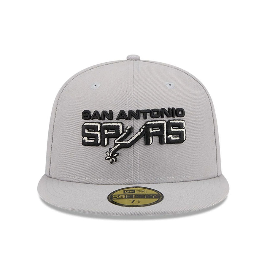 Pictured is this NBA Hardwood Classic San Antonio Spurs 59FIFTY Fitted cap in grey. 2