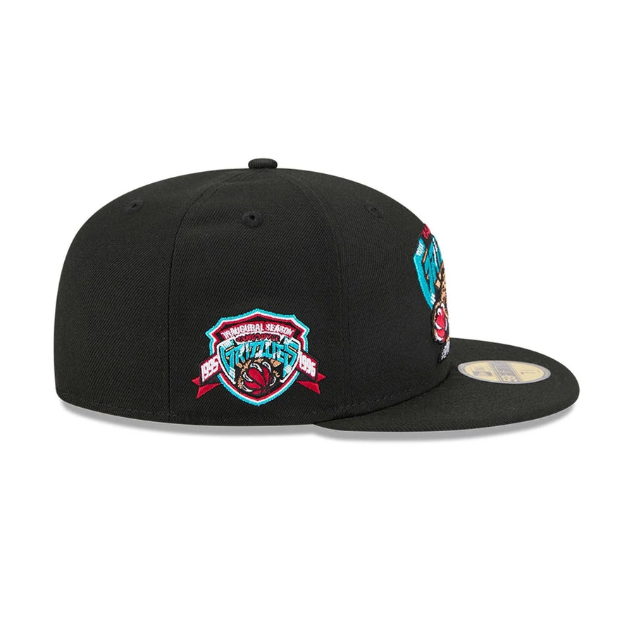 Pictured is this NBA Hardwood Classic Vancouver Grizzlies 59FIFTY Fitted cap in black. 5