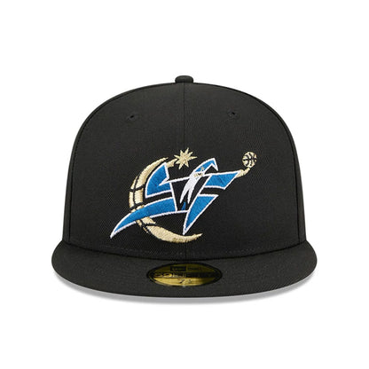 Pictured is this NBA Hardwood Classic Washington Wizards 59FIFTY Fitted cap in black. 3
