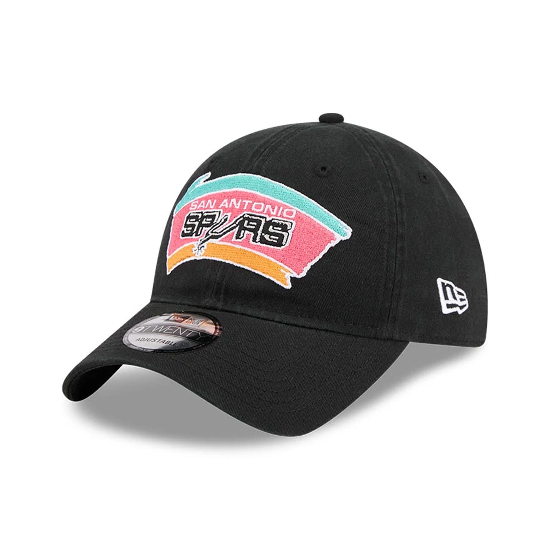 Pictured is this NBA Hardwood Classic San Antonio Spurs 9TWENTY cap in black. 1