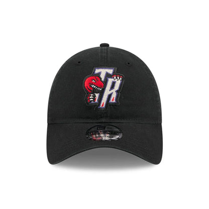 Pictured is this NBA Hardwood Classic Toronto Raptors 9TWENTY cap in black. 2