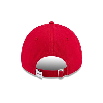 Pictured is this NBA Hardwood Classic Chicago Bulls 9TWENTY cap in red. 4