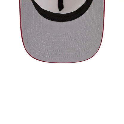 Pictured is this NBA Hardwood Classic Denver Nuggets 9FIFTY A-Frame Snapback cap in dark red. 2