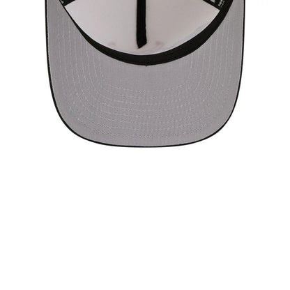 Pictured is this NBA Hardwood Classic Chicago Bulls 9FIFTY A-Frame Snapback cap in black. 2