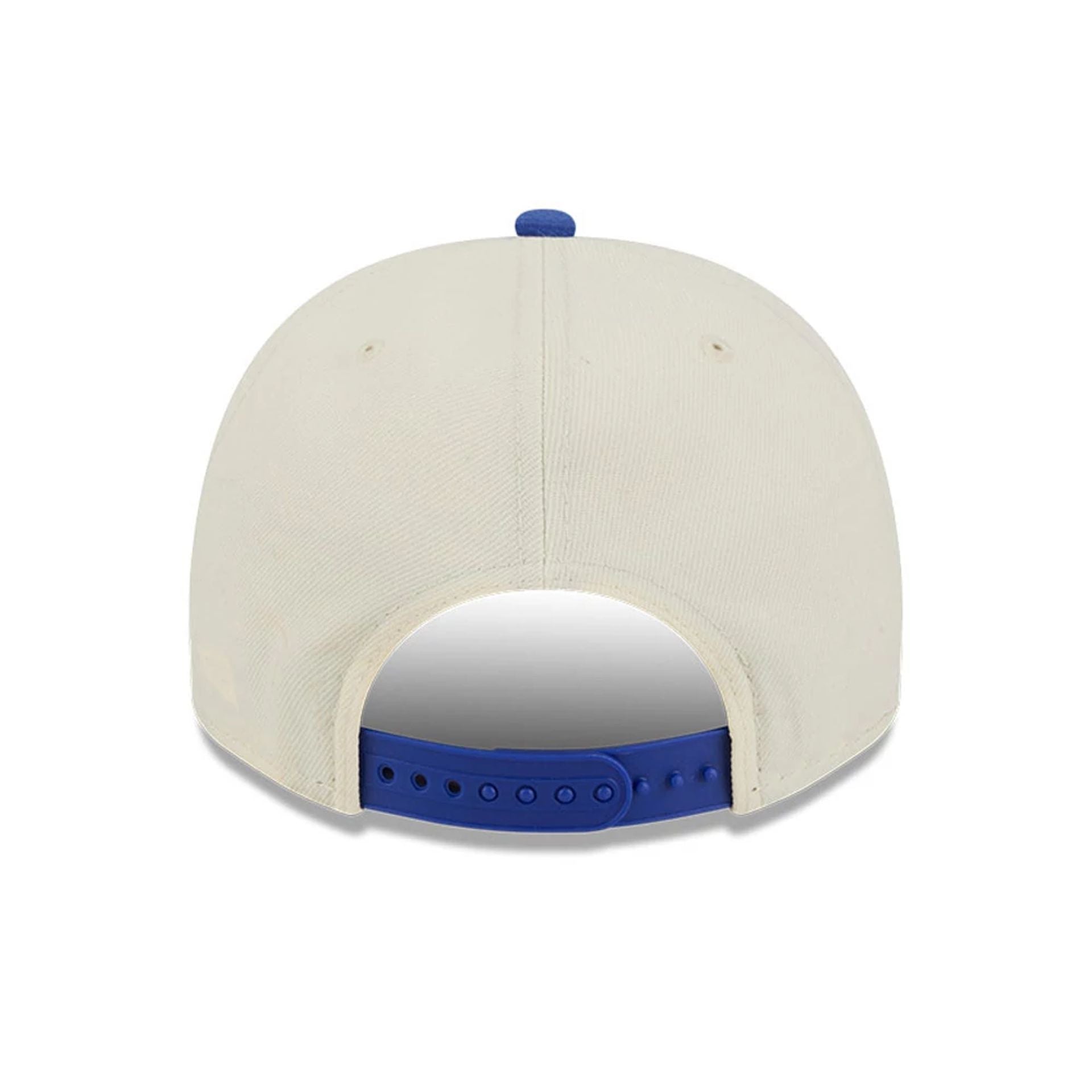 Pictured is this NBA Hardwood Classic Minnesota Timberwolves 9FIFTY A-Frame Snapback cap in blue. 7