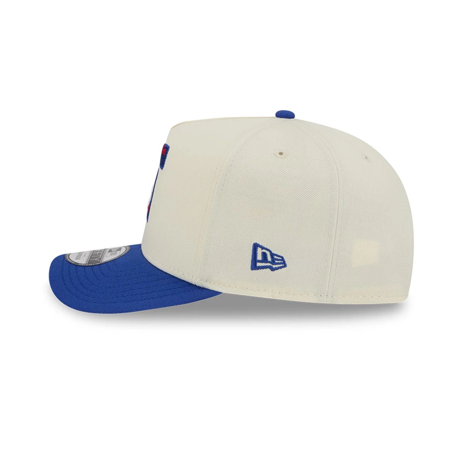 Pictured is this NBA Hardwood Classic Philadelphia 76ers 9FIFTY A-Frame Snapback cap in blue. 6