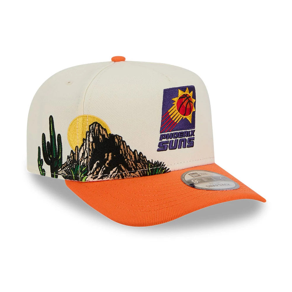Phoenix Suns NBA Orange 9FIFTY A-Frame Snapback Adjustable Cap