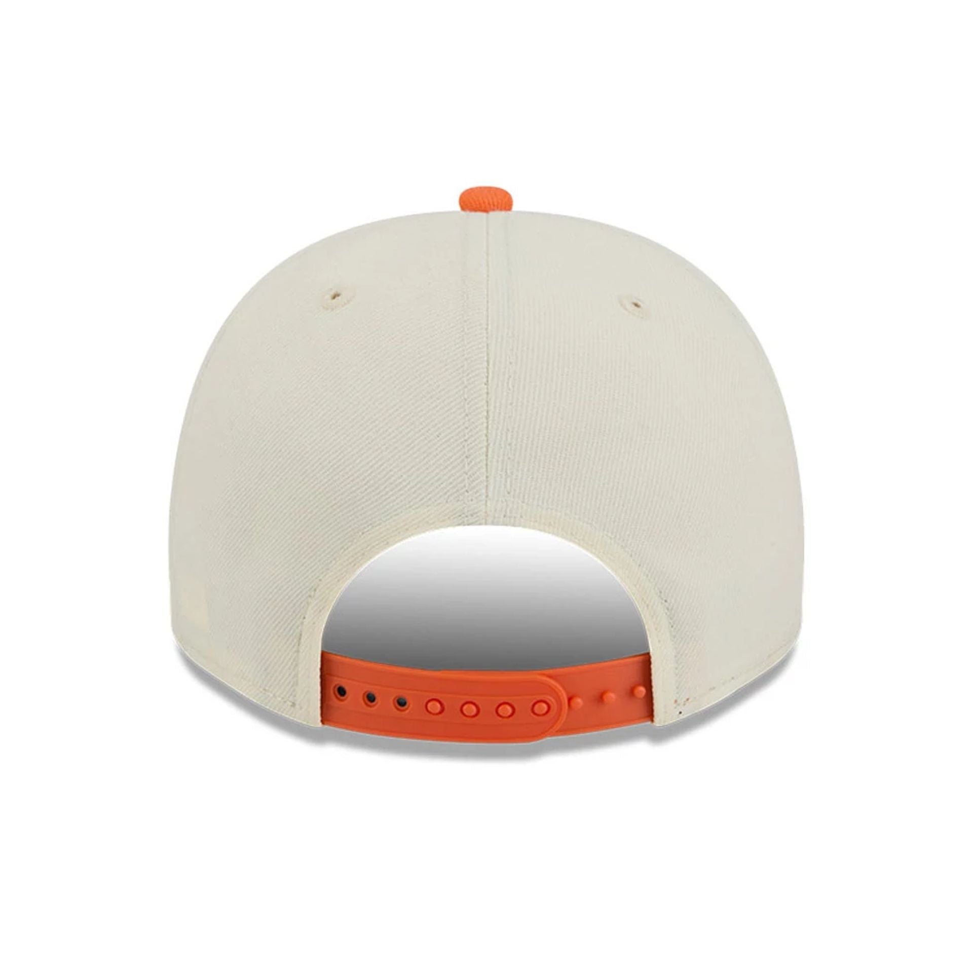 Pictured is this NBA Hardwood Classic Phoenix Suns 9FIFTY A-Frame Snapback cap in orange. 7