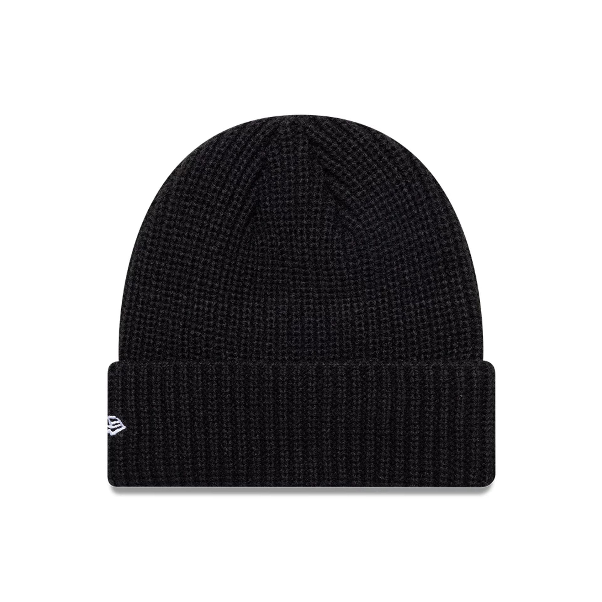Ribbed Newcastle United FC Black Cuff knit Beanie Hat | NEC EU