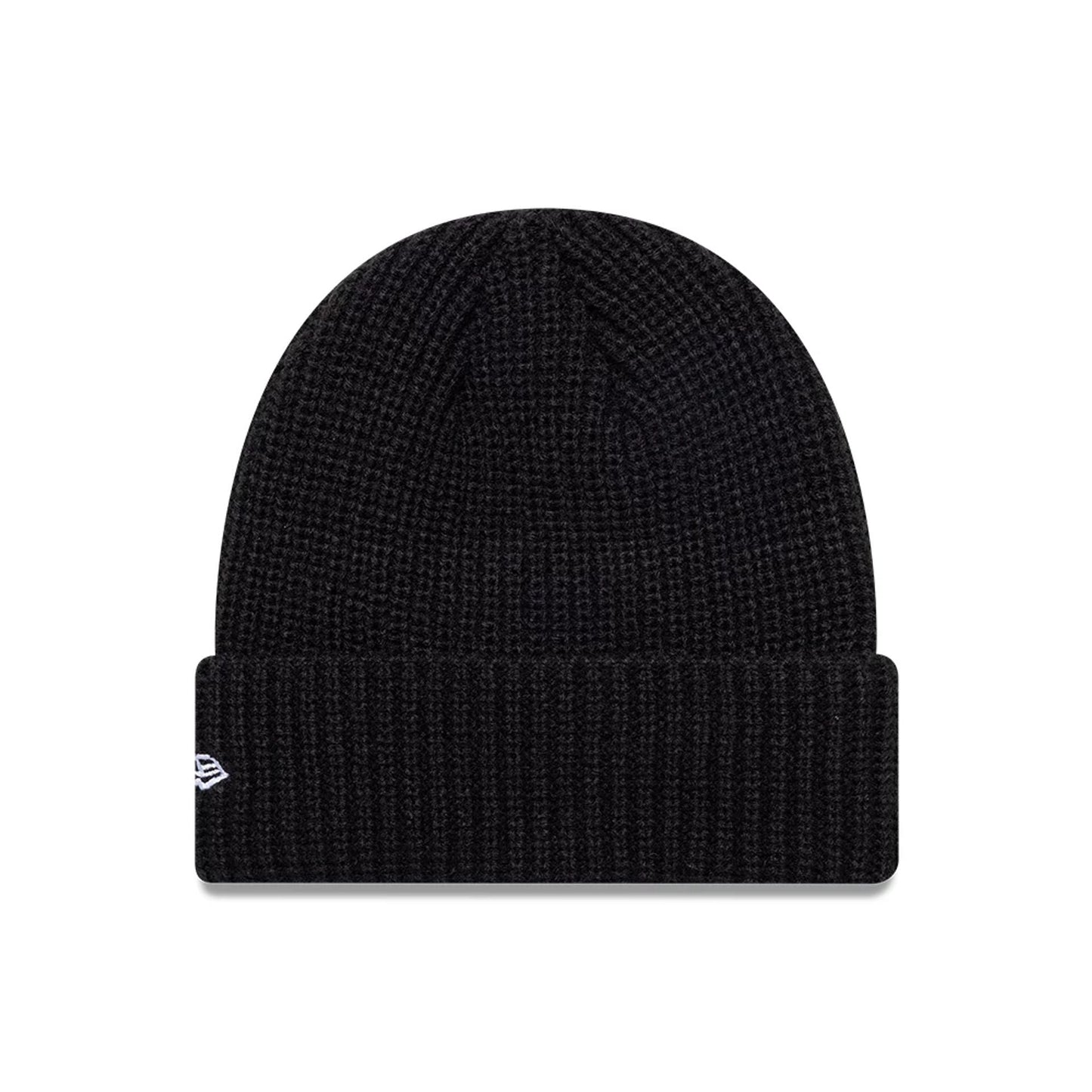 This is a Newcastle United FC Ribbed Black Cuff knit Beanie Hat 2