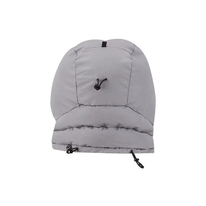 Pictured is this NFL Puffer Helmet Dallas Cowboys Trapper hat in Grey. 5
