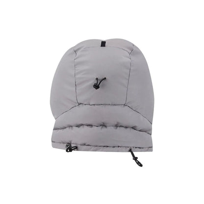 Pictured is this NFL Puffer Helmet Dallas Cowboys Trapper hat in Grey. 5