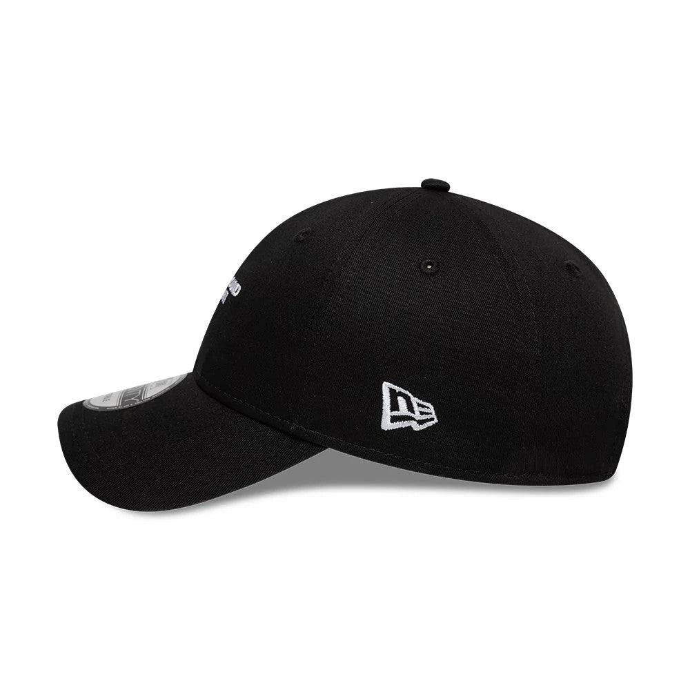 This is a  New Era Slogan Background Talent Black 9TWENTY Adjustable Cap 4