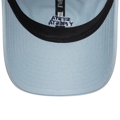 This is a  New Era Slogan Siesta Y Fiesta Pastel Blue 9TWENTY Adjustable Cap 7