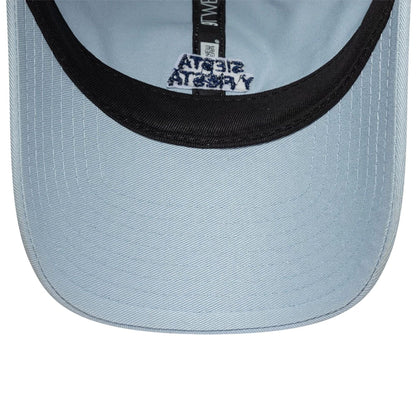 This is a  New Era Slogan Siesta Y Fiesta Pastel Blue 9TWENTY Adjustable Cap 7