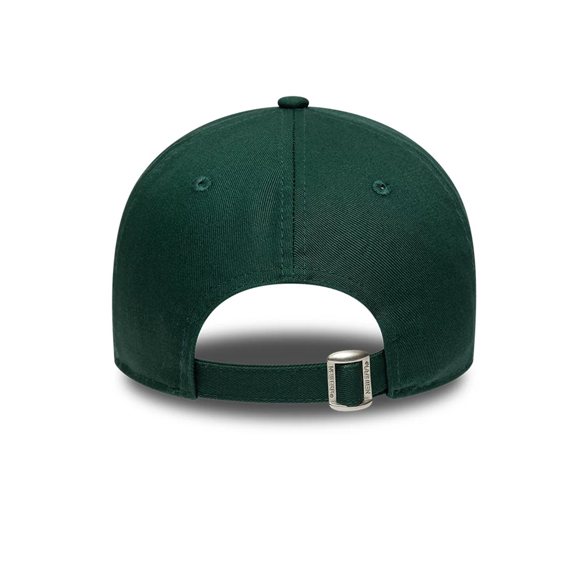 This is a  New Era Slogan Matcha Dark Green 9TWENTY Adjustable Cap 6