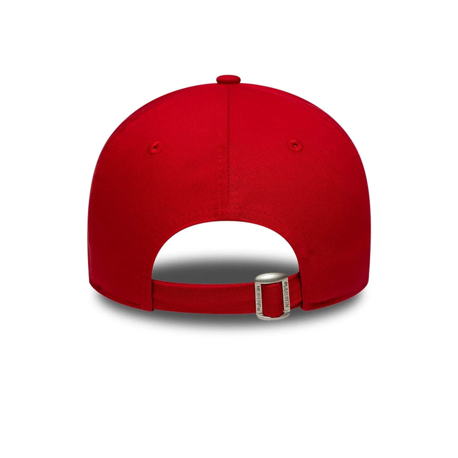 This is a  New Era Slogan Pasta E Amore Red 9TWENTY Adjustable Cap 6