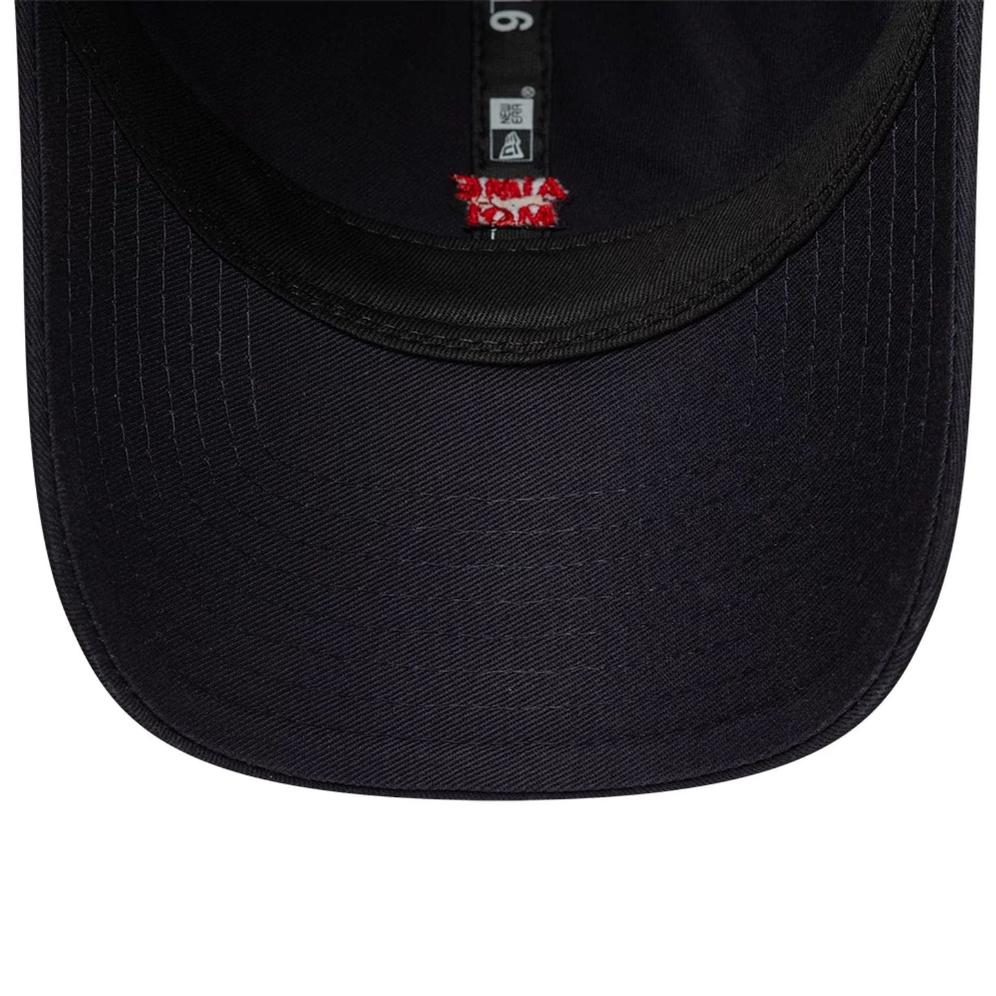 This is a  New Era Slogan Aime Moi Navy 9TWENTY Adjustable Cap 7