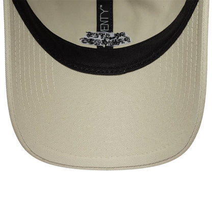 This is a  New Era Slogan Pilates Princess Light Beige 9TWENTY Adjustable Cap 7