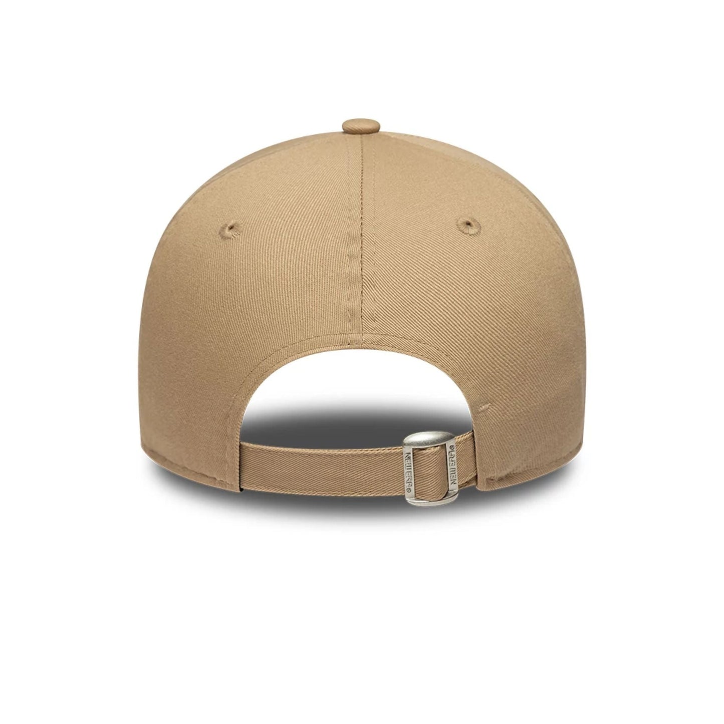 This is a  New Era Slogan Café Croissant Light Beige 9TWENTY Adjustable Cap 6