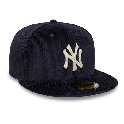 This is a New York Yankees MLB Cord Navy 59FIFTY Fitted Cap 3