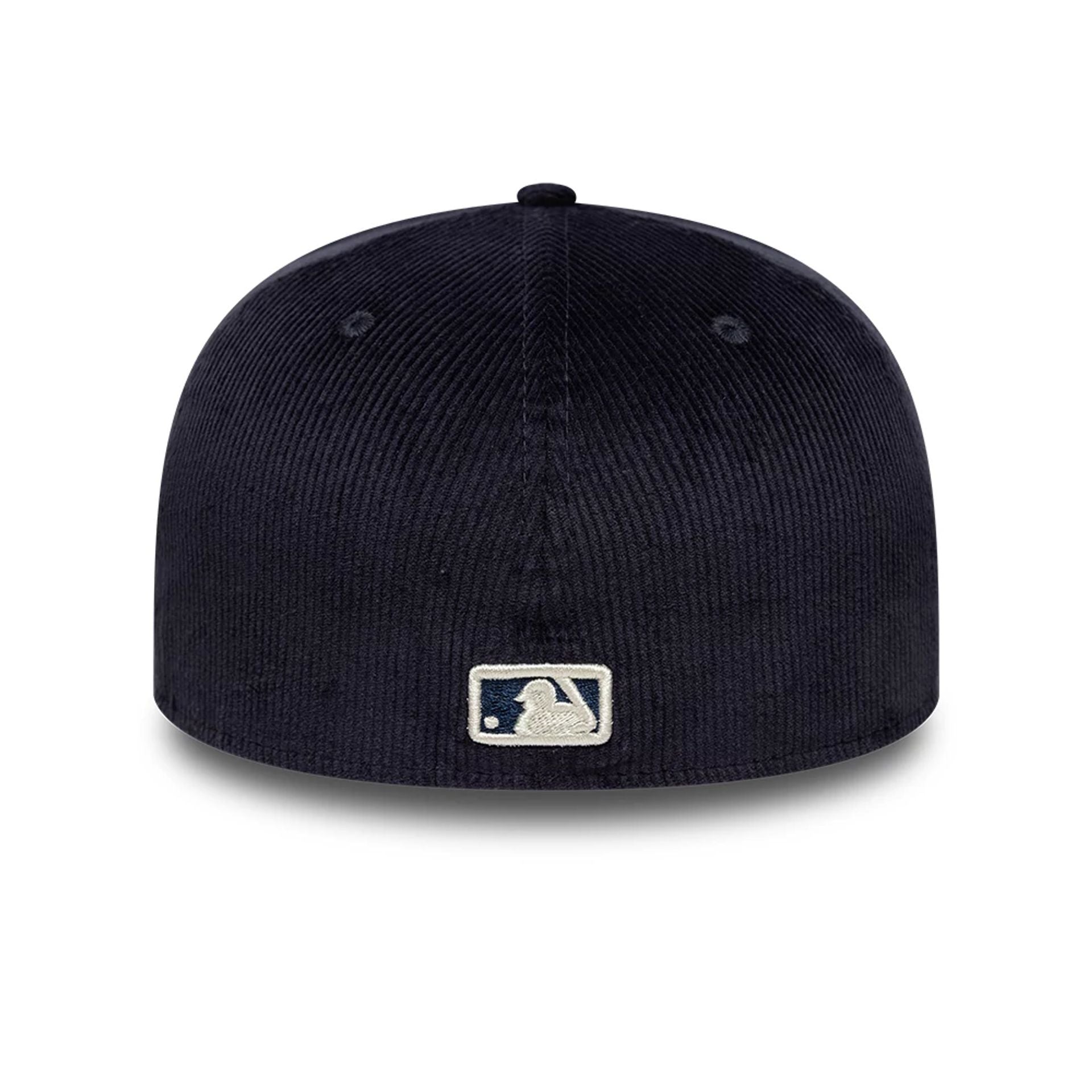 This is a New York Yankees MLB Cord Navy 59FIFTY Fitted Cap 4
