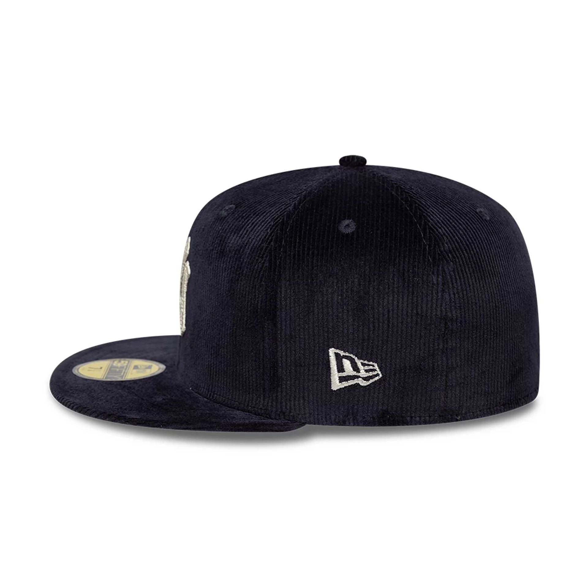 This is a New York Yankees MLB Cord Navy 59FIFTY Fitted Cap 5