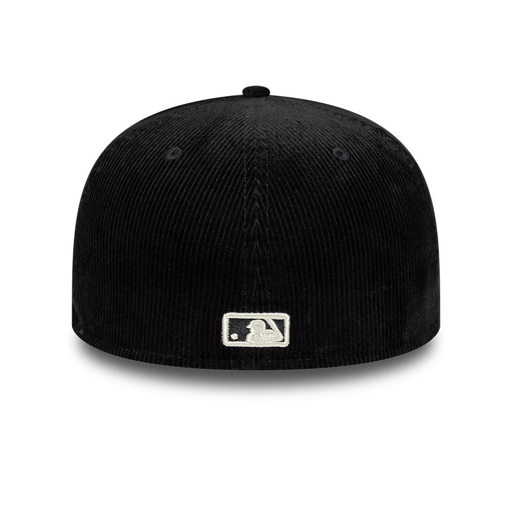 This is a Chicago White Sox MLB Cord Black 59FIFTY Fitted Cap 4