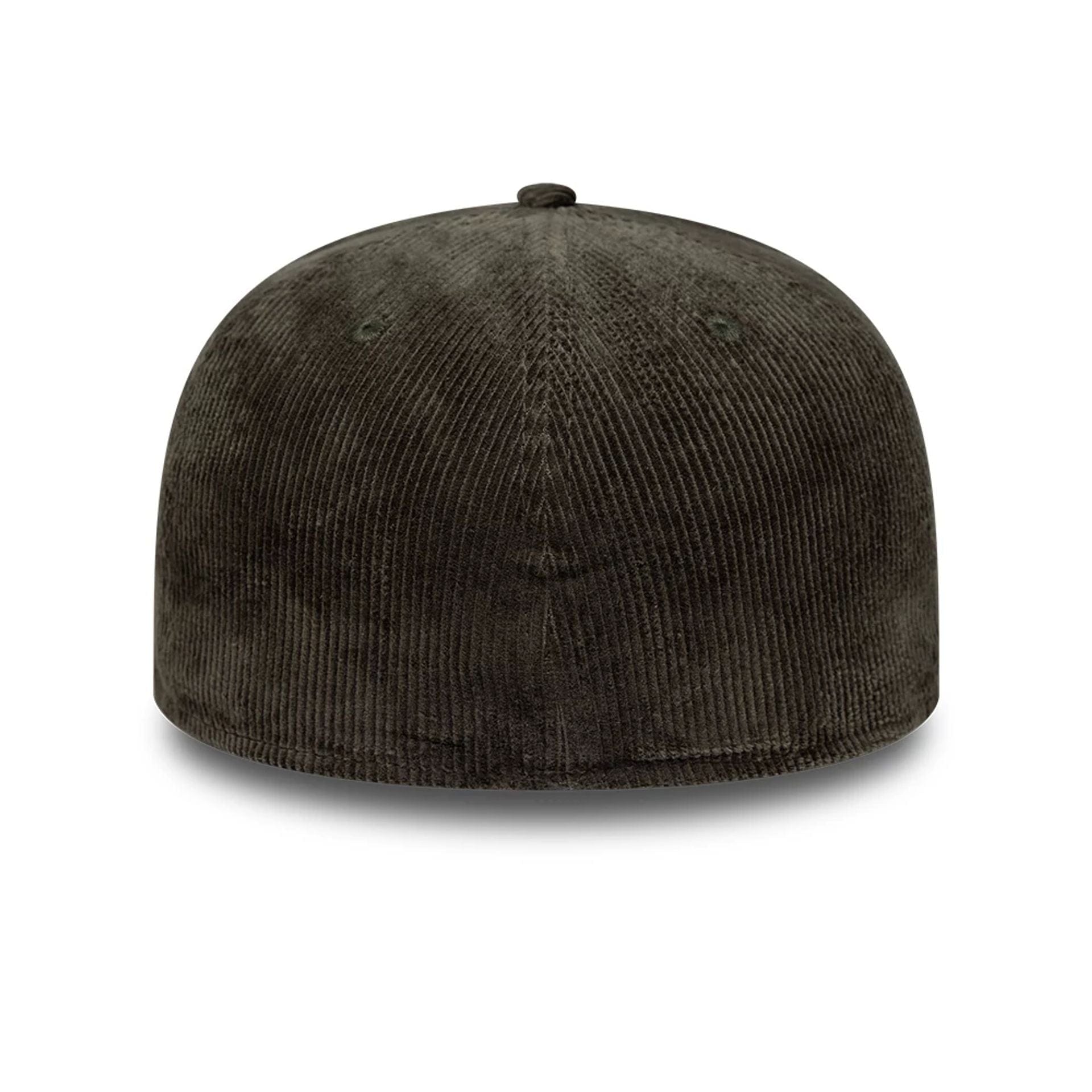 This is a  New Era Cord Dark Green 59FIFTY Fitted Cap 7