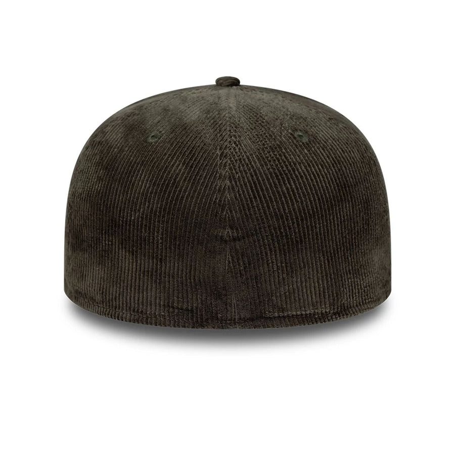 This is a  New Era Cord Dark Green 59FIFTY Fitted Cap 7