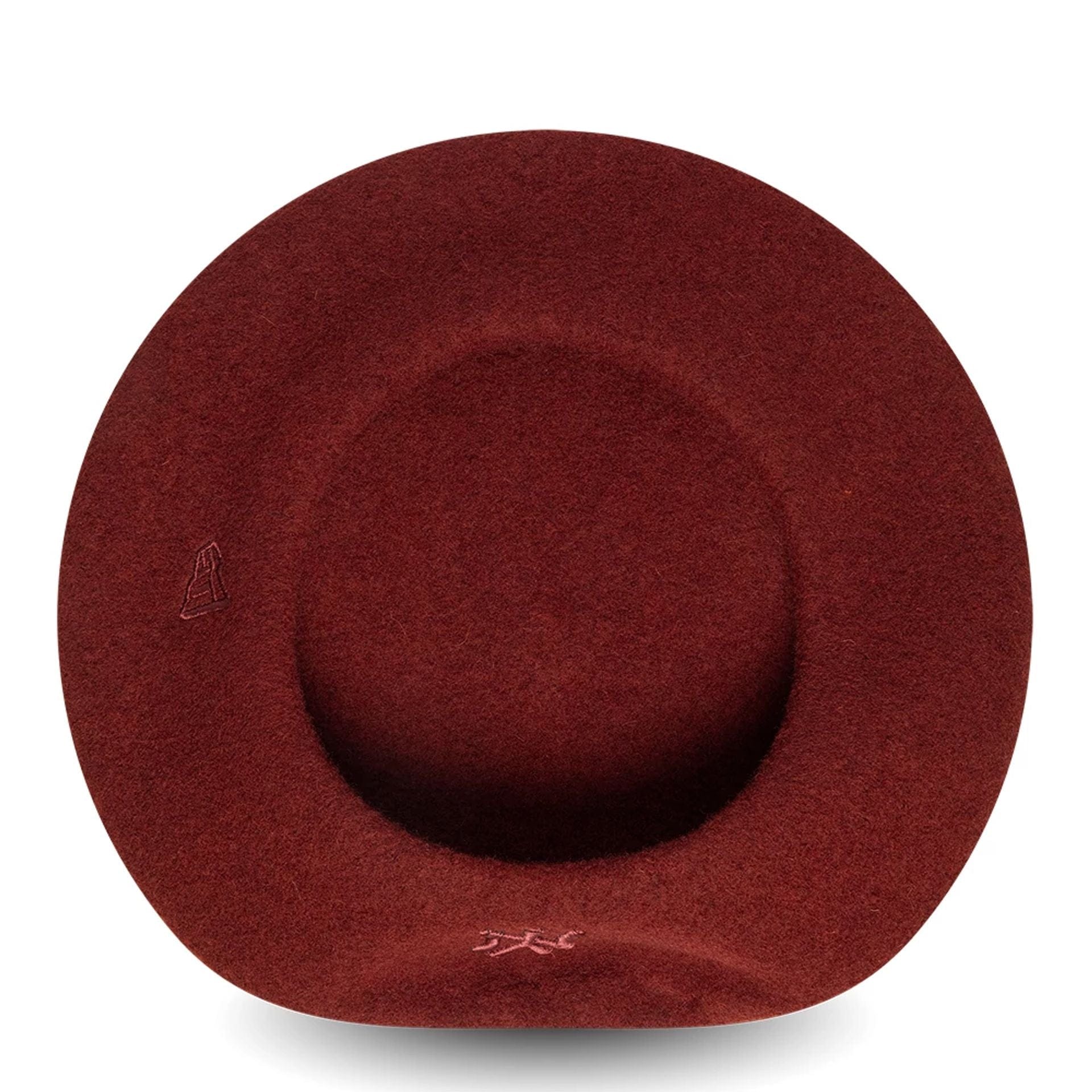 This is a New York Yankees Womens MLB Wool Dark Red Beret  5