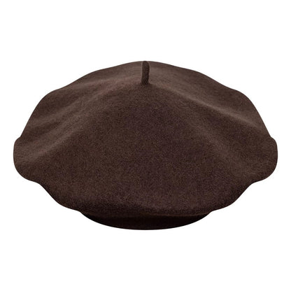 This is a New York Yankees Womens MLB Wool Dark Brown Beret 4