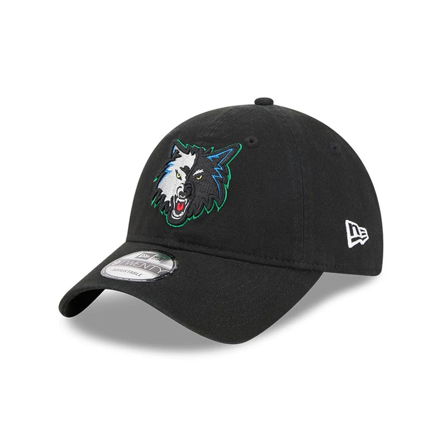 Pictured is this NBA Classic Minnesota Timberwolves 9TWENTY Adjustable cap in black. 1