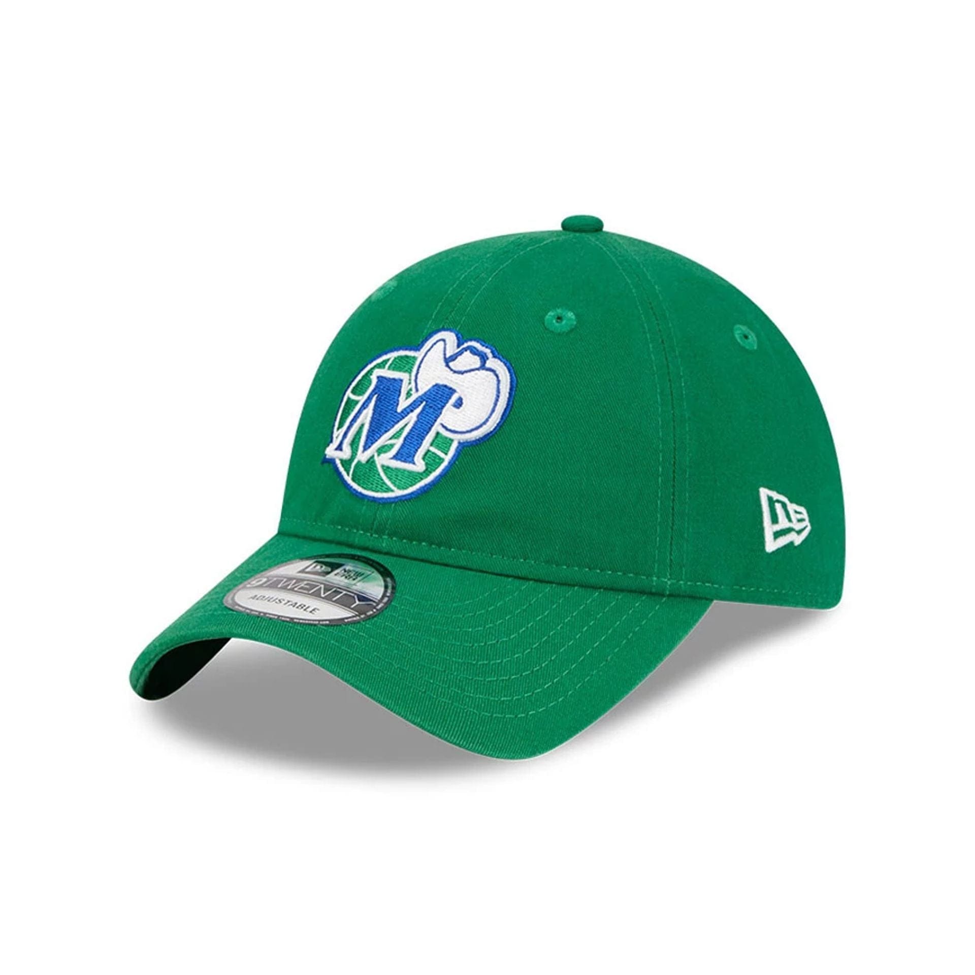Pictured is this NBA Classic Dallas Mavericks 9TWENTY Adjustable cap in green. 1