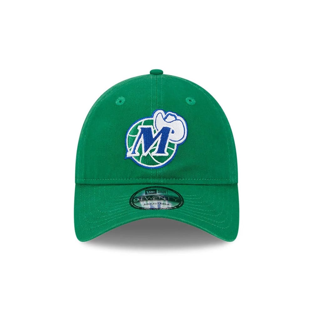 Pictured is this NBA Classic Dallas Mavericks 9TWENTY Adjustable cap in green. 2