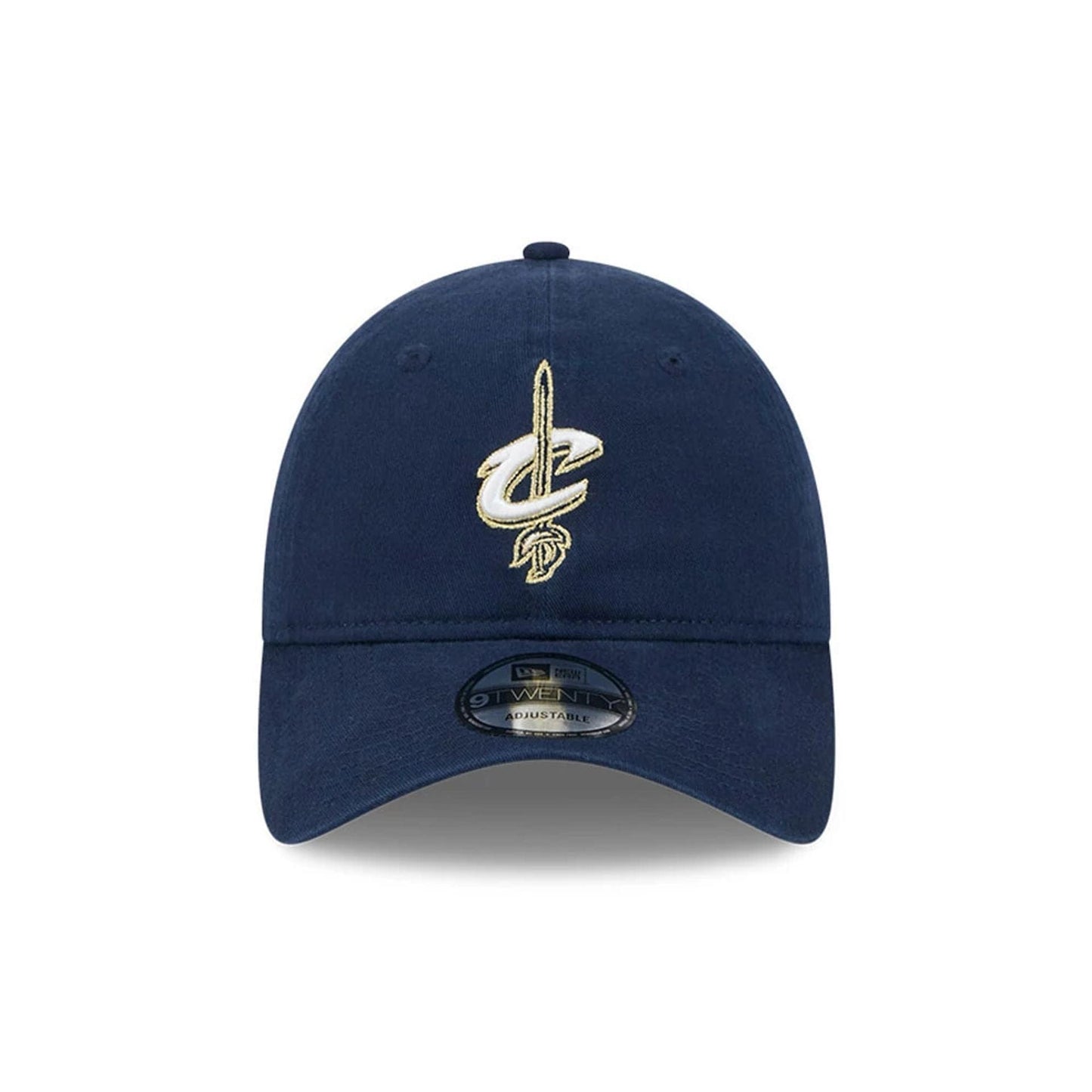 Pictured is this NBA Classic Cleveland Cavaliers 9TWENTY Adjustable cap in dark blue. 2