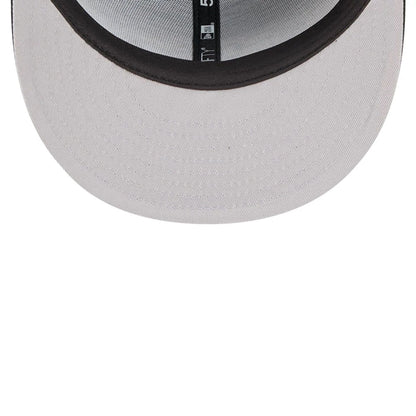 Pictured is this NBA Classic Philadelphia 76ers 59FIFTY Fitted cap in black. 2